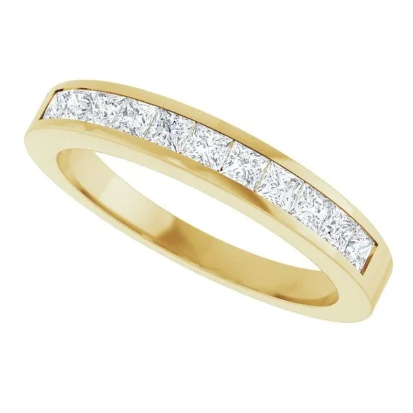 Channel-Set Anniversary Band Image 5 L & L jewelers Scarborough, ME