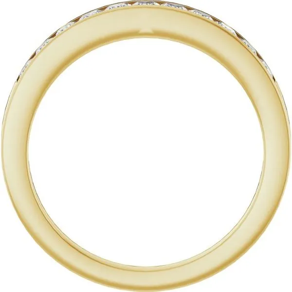 Channel-Set Anniversary Band Image 2 L & L jewelers Scarborough, ME
