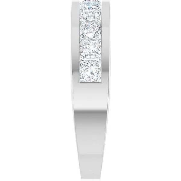 Channel-Set Tapered Anniversary Band Image 4 Allain's Jewelry New Iberia, LA