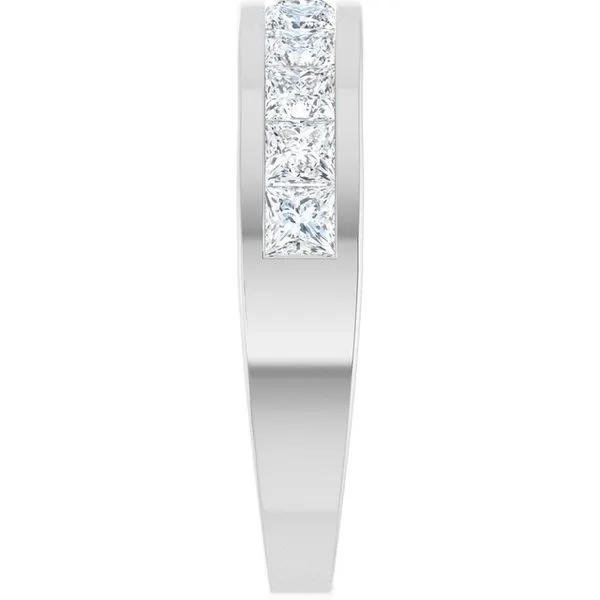 Channel-Set Tapered Anniversary Band Image 4 Allain's Jewelry New Iberia, LA