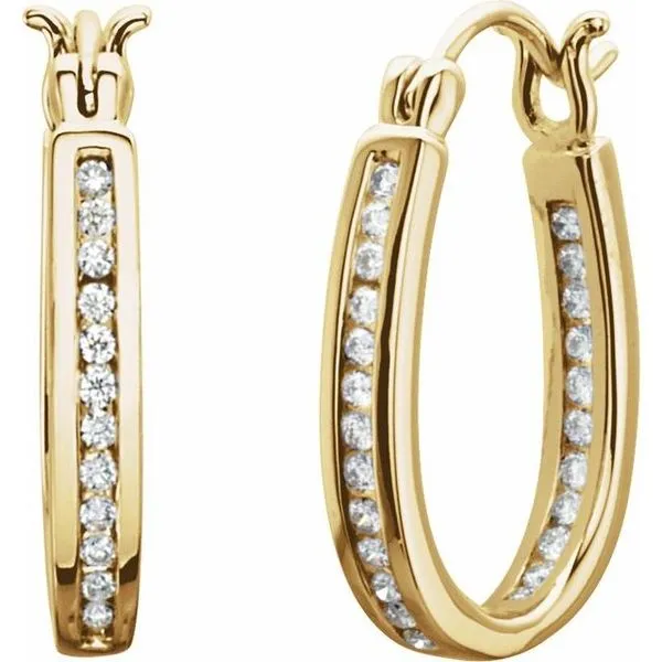 Inside-Outside Hoop Earrings James Wolf Jewelers Mason, OH