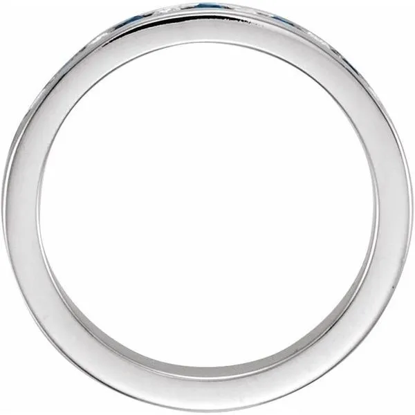 Channel-Set Eleven-Stone Anniversary Band Image 2 Allain's Jewelry New Iberia, LA