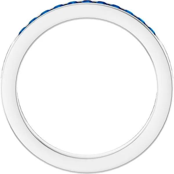 Channel-Set Eleven-Stone Anniversary Band Image 2 Allain's Jewelry New Iberia, LA