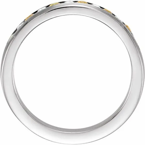 Channel-Set Eleven-Stone Anniversary Band Image 2 Allain's Jewelry New Iberia, LA