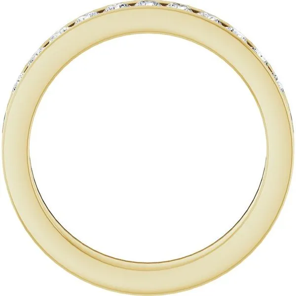 Channel-Set Eleven-Stone Anniversary Band Image 4 Allain's Jewelry New Iberia, LA