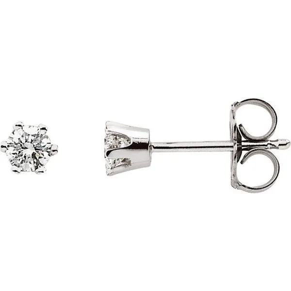 Round 6-Prong Stud Earrings Hart's Jewelers Grants Pass, OR