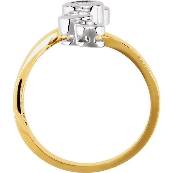 Bezel-Set Right Hand Ring Image 2 Milan's Jewelry Inc Sarasota, FL