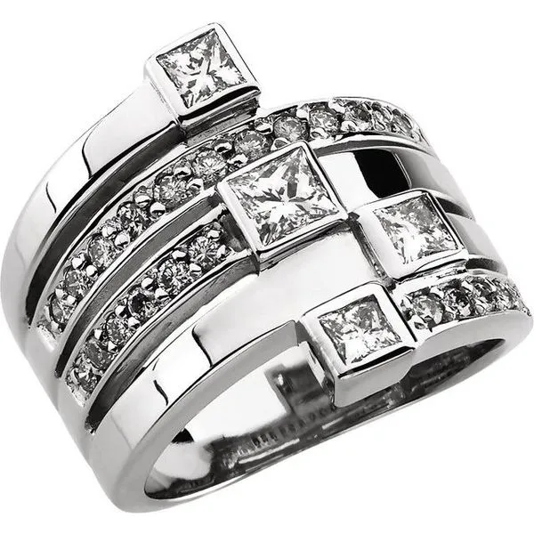 Accented Right Hand Ring Linwood Custom Jewelers Linwood, NJ