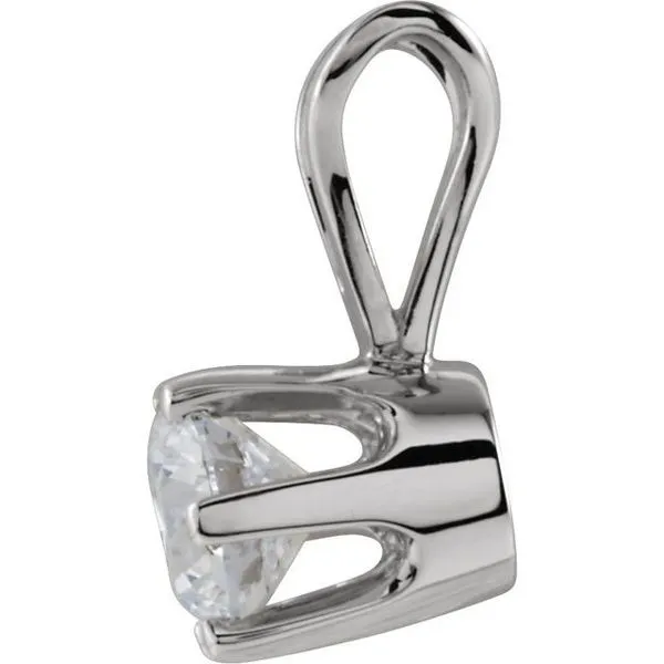 Solitaire Necklace Image 2 Avitabile Fine Jewelers Hanover, MA