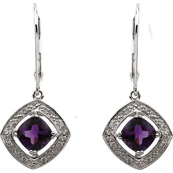 Halo-Style Earrings Image 2 Holly's Jewelry Mountain Home, AR