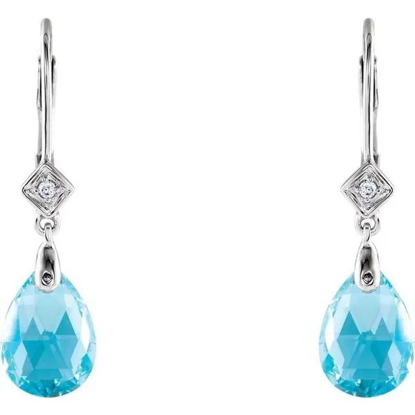 Accented Briolette Earrings Image 2 Hopman Jewelers Elkhart, IN