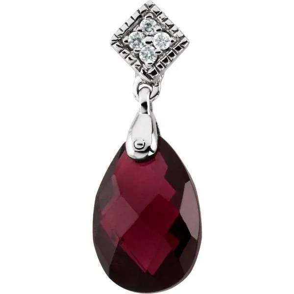Accented Briolette Pendant Hopman Jewelers Elkhart, IN