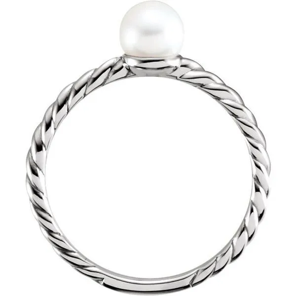 Pearl Rope Ring Image 2 Hopman Jewelers Elkhart, IN