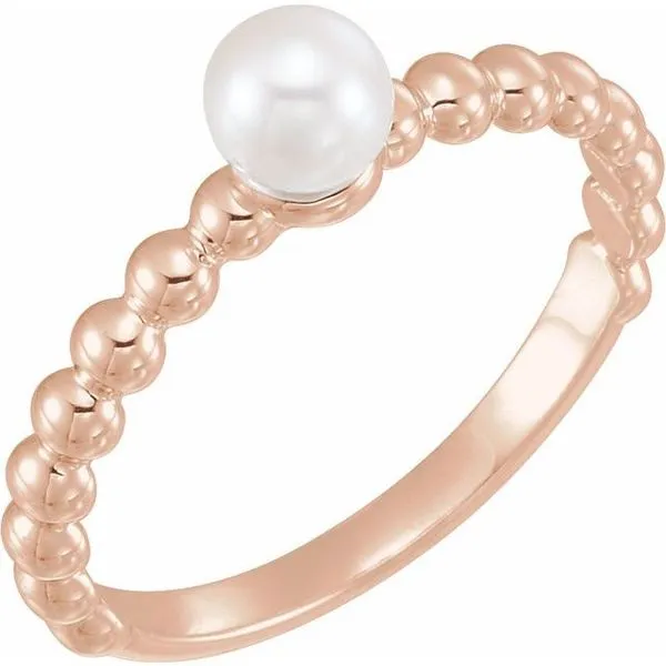 Beaded Stackable Pearl Ring Hopman Jewelers Elkhart, IN