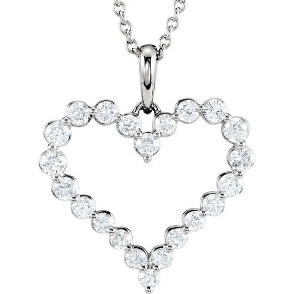 Accented Heart Necklace Hopman Jewelers Elkhart, IN