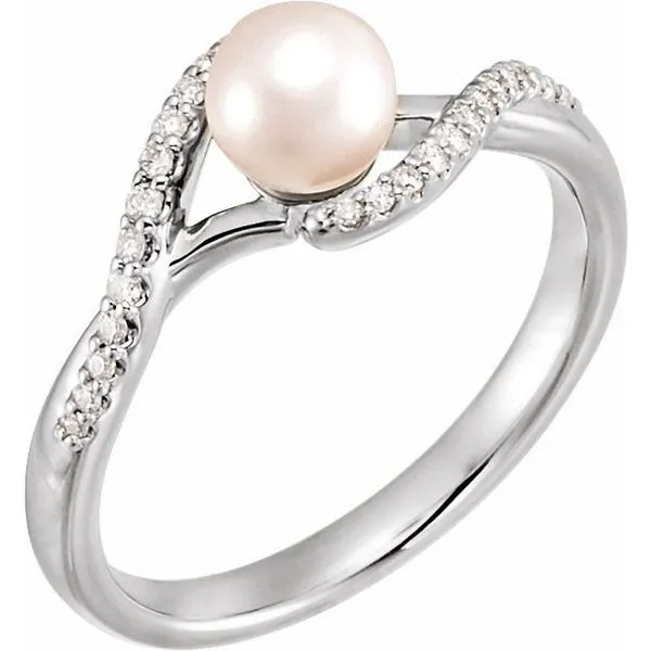 Pearl Bypass Ring Hopman Jewelers Elkhart, IN