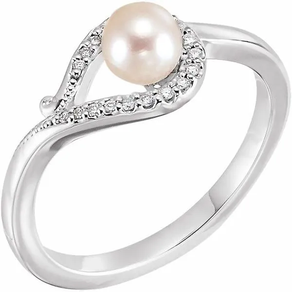 Pearl Bypass Ring Jerald Jewelers Latrobe, PA
