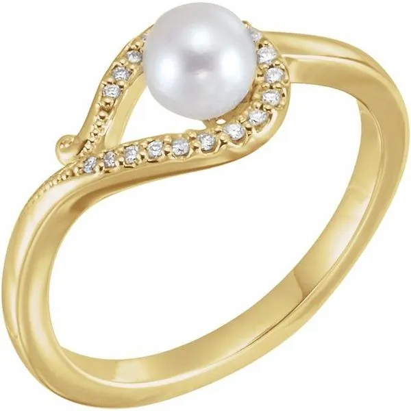 Pearl Bypass Ring The Diamond Shop, Inc. Lewiston, ID