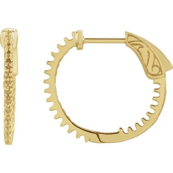 Inside-Outside Hoop Earrings Jerald Jewelers Latrobe, PA