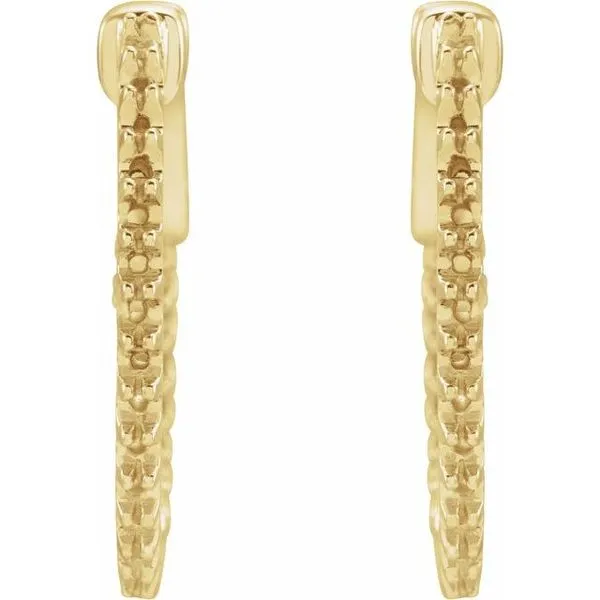 Inside-Outside Hoop Earrings Image 2 Jerald Jewelers Latrobe, PA