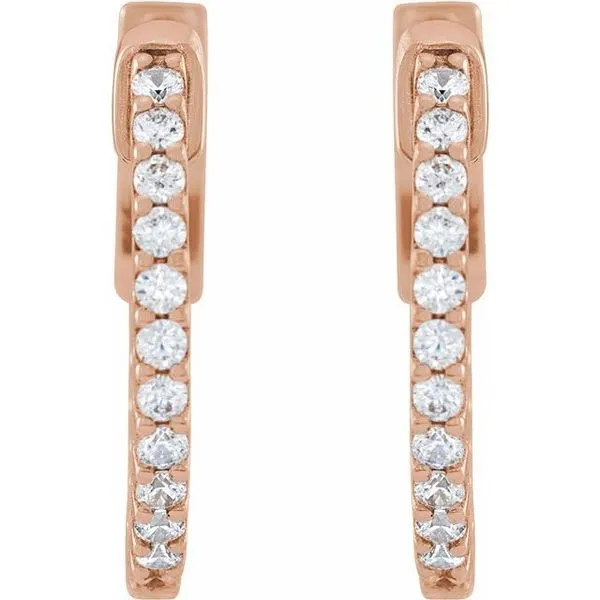 Inside-Outside Hoop Earrings Image 2 Rasmussen Jewelers Spanish Fork, UT