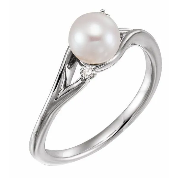 Pearl Bypass Ring Hopman Jewelers Elkhart, IN