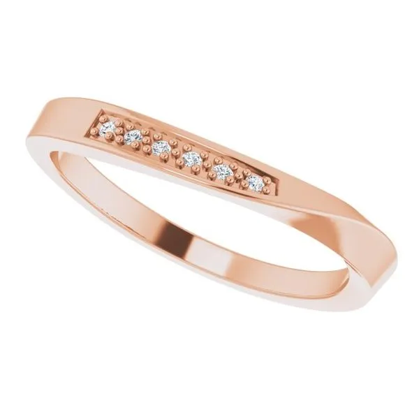 Stackable Wave Ring Image 5 Hopman Jewelers Elkhart, IN