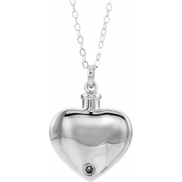 Forever Loved Ash Holder Necklace Image 3 Mendham Jewelers Mendham, NJ