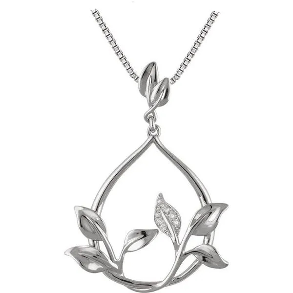 Accented Floral Necklace Hopman Jewelers Elkhart, IN