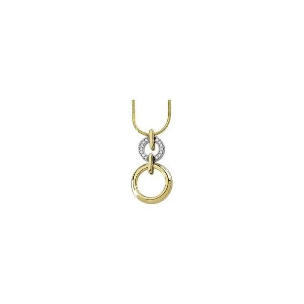 Accented Circle Pendant Delfine's Jewelry Charleston, WV