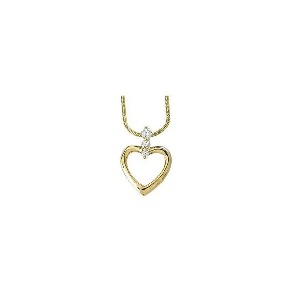 Accented Heart Necklace Hopman Jewelers Elkhart, IN