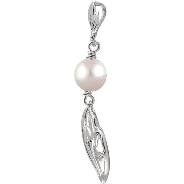 Pearl Heart Pendant Image 2 Scirto's Jewelry Lockport, NY