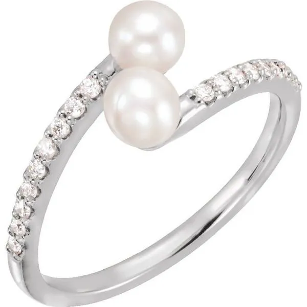 Pearl Bypass Ring Jerald Jewelers Latrobe, PA