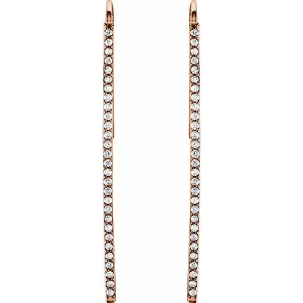 Bar Earrings Image 2 Hopman Jewelers Elkhart, IN