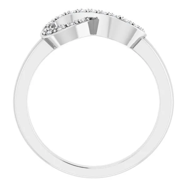 Infinity-Inspired Ring Image 2 Hopman Jewelers Elkhart, IN