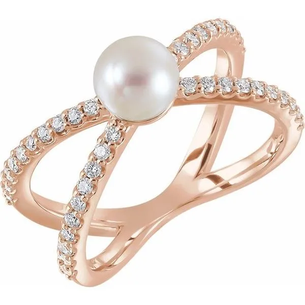 Pearl Ring John E. Koller Jewelry Designs owasso, OK