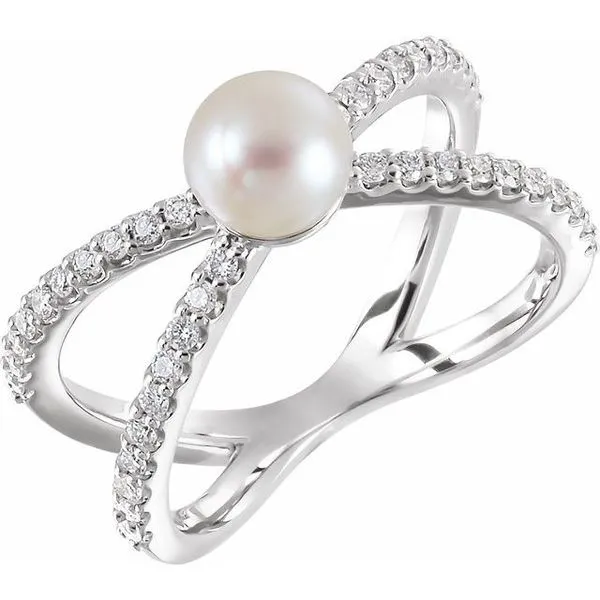 Pearl Ring Linwood Custom Jewelers Linwood, NJ