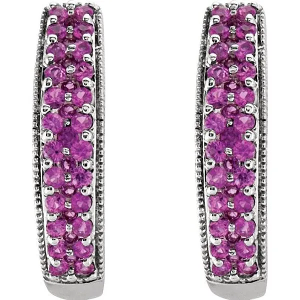 Accented Hoop Earrings Image 2 Holly's Jewelry Mountain Home, AR