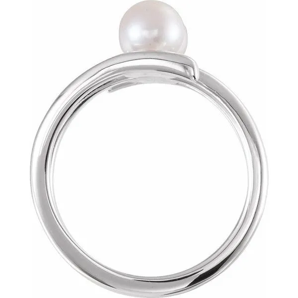 Two-Stone Pearl Ring Image 2 Long Jewelers Chesapeake, VA