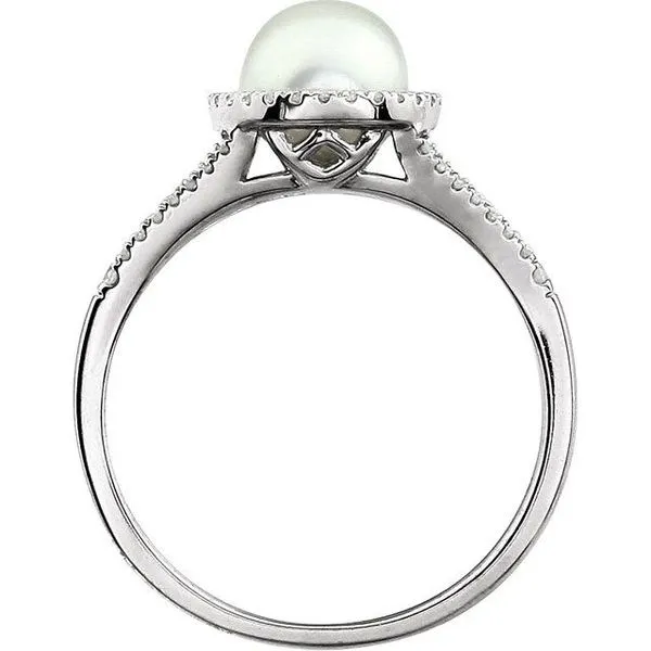 Halo-Style Birthstone Ring Image 2 G.G. Gems, Inc. Scottsdale, AZ
