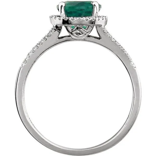 Halo-Style Birthstone Ring Image 2 Holly's Jewelry Mountain Home, AR