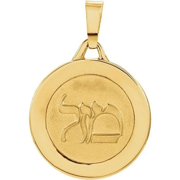 Mazel Good Luck Medal D'Errico Jewelry Scarsdale, NY
