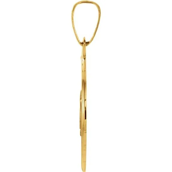 Mazel Good Luck Medal Image 2 D'Errico Jewelry Scarsdale, NY