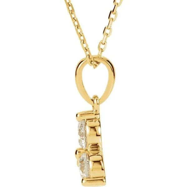 Three-Stone Necklace Image 2 Holly's Jewelry Mountain Home, AR