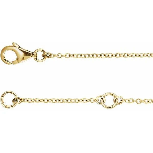 Sideways Double Cross Necklace Image 3 Hopman Jewelers Elkhart, IN