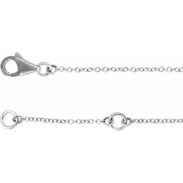 Sideways Double Cross Necklace Image 3 Hopman Jewelers Elkhart, IN