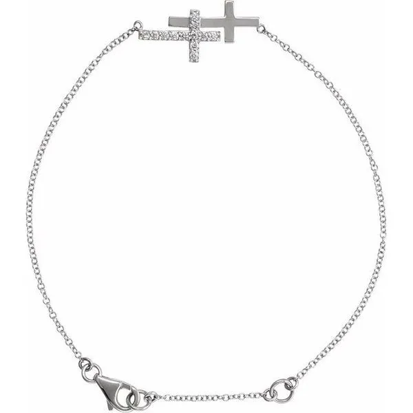 Sideways Cross Bracelet Holly's Jewelry Mountain Home, AR