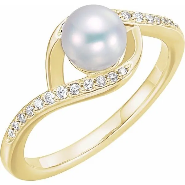 Pearl Bypass Ring Hopman Jewelers Elkhart, IN