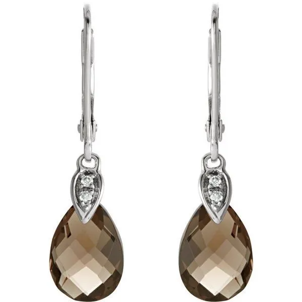 Accented Briolette Earrings Image 2 J. Meredith Jewelers Delafield, WI