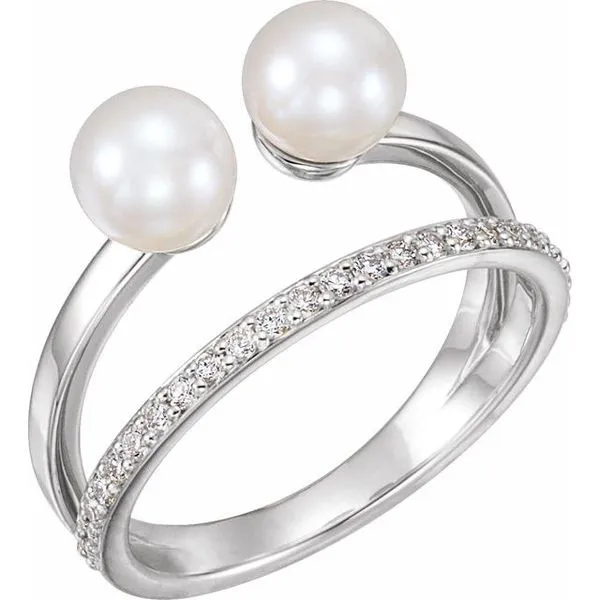 Two-Stone Pearl Ring Holly's Jewelry Mountain Home, AR